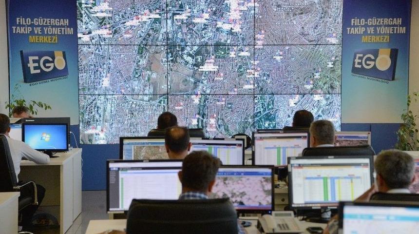 Ankara&rsquo;da Toplu Taşıma, 7/24 Takip Ediliyor