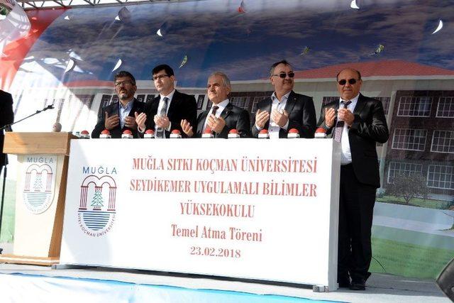 Seydikemer Yüksekokulu’nun Temeli Törenle Atıldı