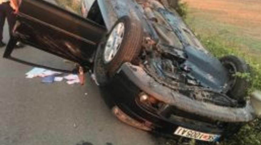 Takla Atan Ara&ccedil;ta 2 Yabancı Uyruklu Yaralandı