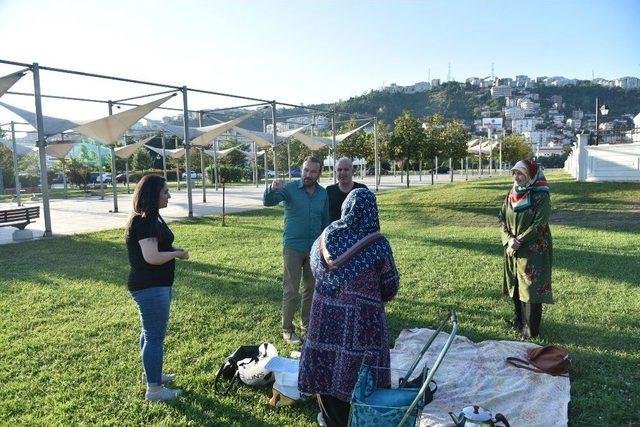 Doğan, Seka Parkta Vatandaşların Misafiri Oldu