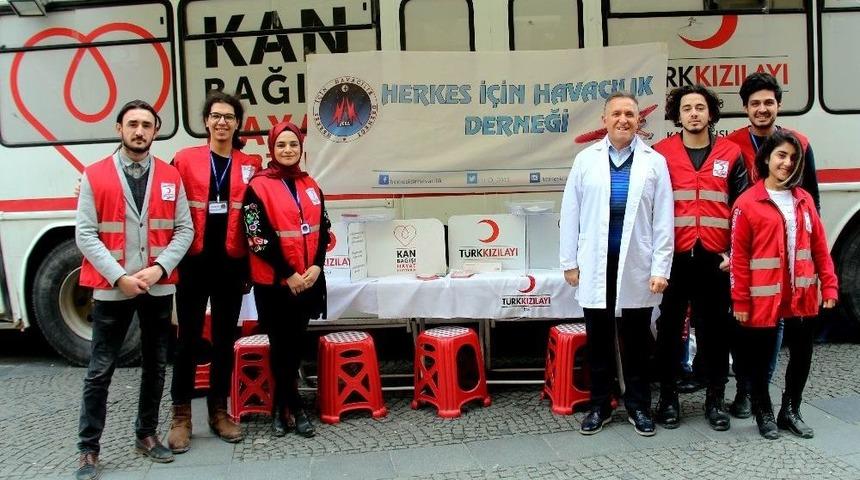 Herkes İ&ccedil;in Havacılık Derneği&rsquo;nden Kan Bağışı Etkinliği