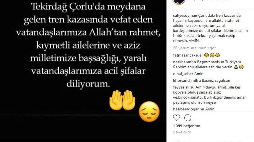 Soyman: "allah&rsquo;ım Bu T&uuml;r Kazaları Tekrar Yaşatmak Nasip Etmesin"