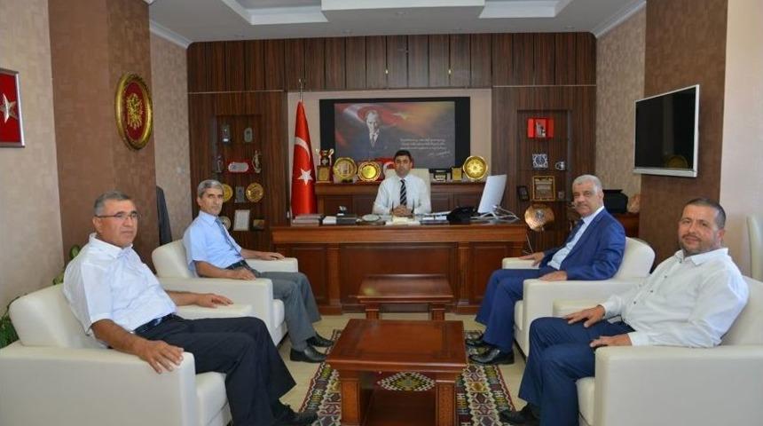 Kırşehir A&uuml;e&rsquo;si Y&ouml;netiminden Kaman İl&ccedil;esine Ziyaret