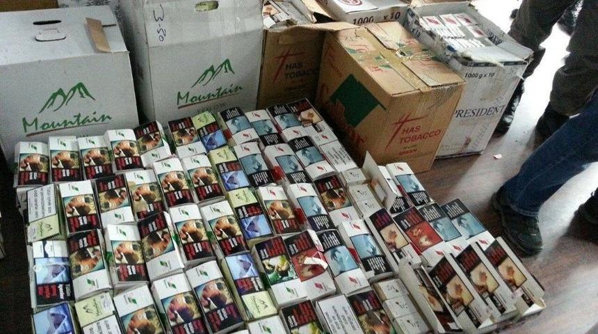 Tekirdağ&rsquo;da Ka&ccedil;ak İ&ccedil;ki Ve Sigara Operasyonu