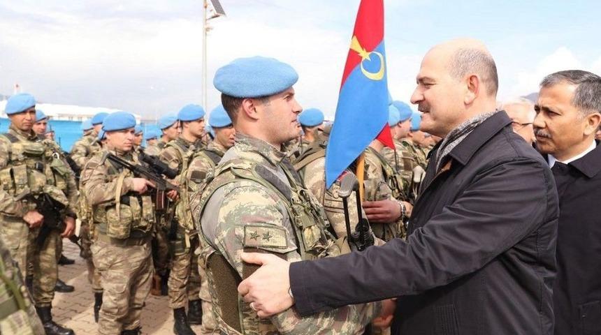 İ&ccedil;işleri Bakanı S&uuml;leyman Soylu, &Ouml;zel Birliklerle Buluştu