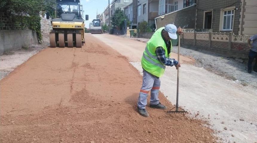 Alt Yapı &Ccedil;alışması Biten B&ouml;lgeler Asfaltlanıyor