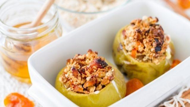 Sıcak Tahıllı Elmalar