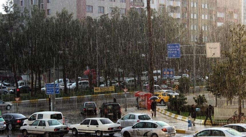 Adıyaman’a Dolu Yağdı