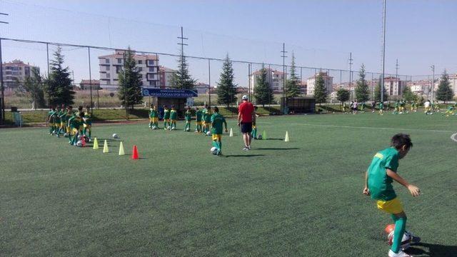 Futbol Yaz Okullarında Çalışmalar Devam Ediyor