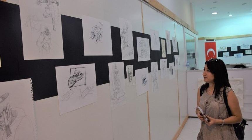 Sanat Ve Tasarım Galerisi&rsquo;nde &ldquo;eskiz&rdquo; Sergisi A&ccedil;ıldı