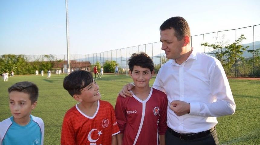 Ürkmezer, Yaz Spor Okulunu Ziyaret Etti