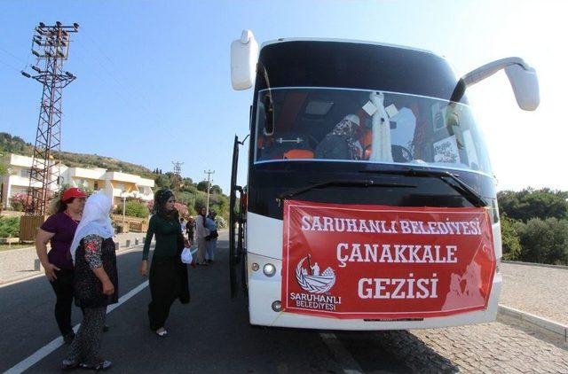 Saruhanlı Belediyesi Nuriyeli Kadınları Çanakkale’ye Götürdü