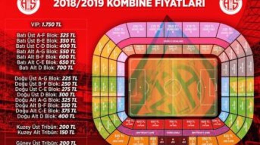 Antalyaspor&rsquo;da Kombine Fiyatları A&ccedil;ıklandı