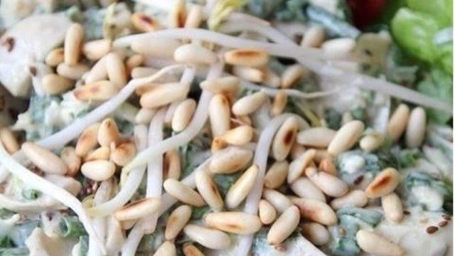 Tahinli Tavuk Salatası