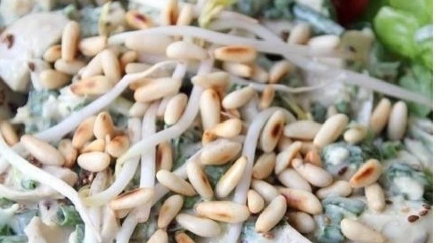 Tahinli Tavuk Salatası