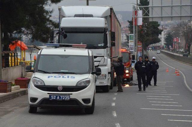 Isınan Balatalar Yangına Yol Açtı