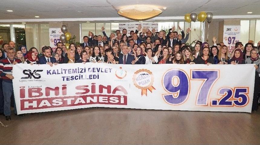 İbni Sina Hastanesi&rsquo;nin Kalitesi Sağlık Bakanlığı Tarafından Tescillendi