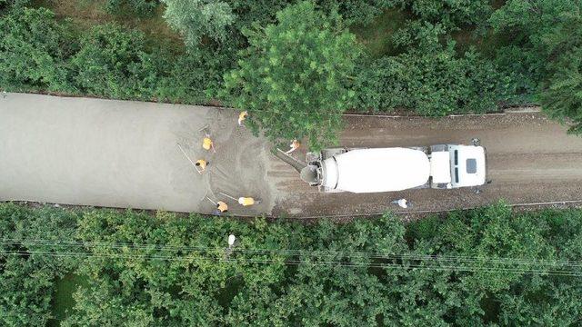 Altınordu Belediyesinden 4 Yılda 216 Kilometre Beton Yol 1