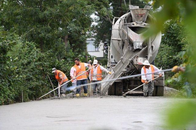 Altınordu Belediyesinden 4 Yılda 216 Kilometre Beton Yol 2