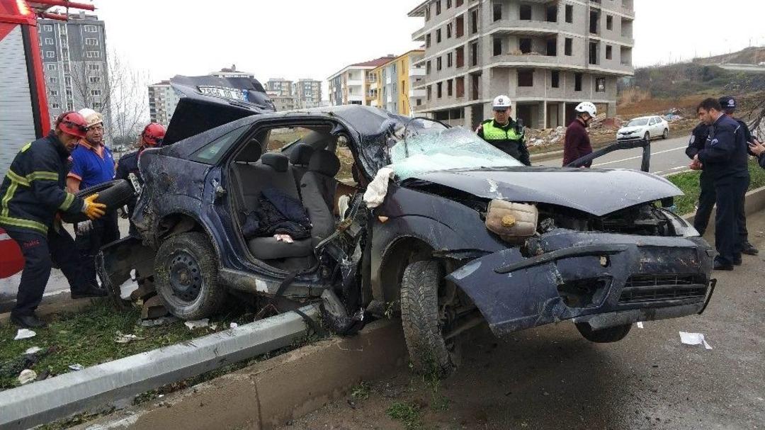 İş &Ccedil;ıkışı Evine Giderken Kazada Hayatını Kaybetti