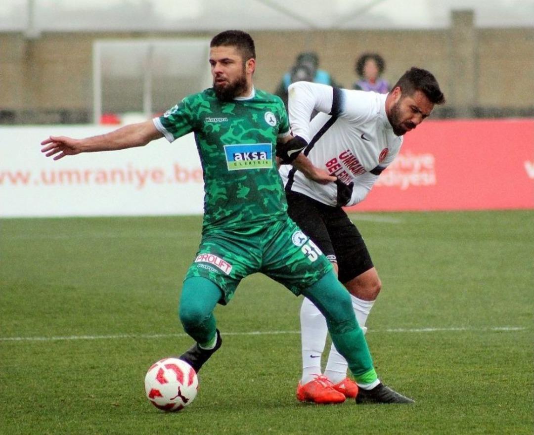 Spor Toto 1. Lig: &Uuml;mraniyespor: 1 - Akın &Ccedil;orap Giresunspor: 0