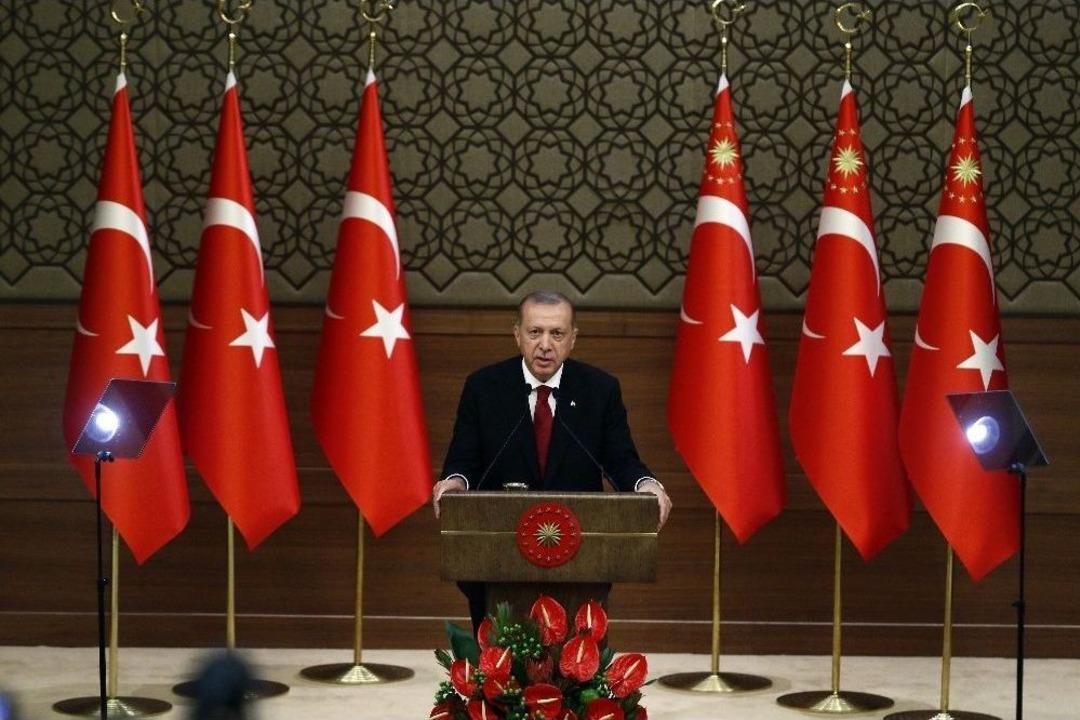 Başkan Recep Tayyip Erdoğan Kabineyi A&ccedil;ıklıyor.