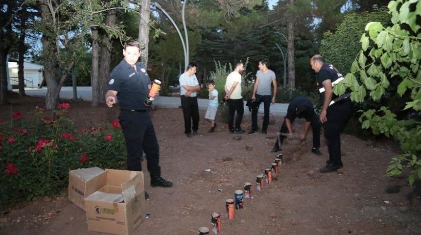 Sivas&rsquo;ta 21 Pare Top Atışı