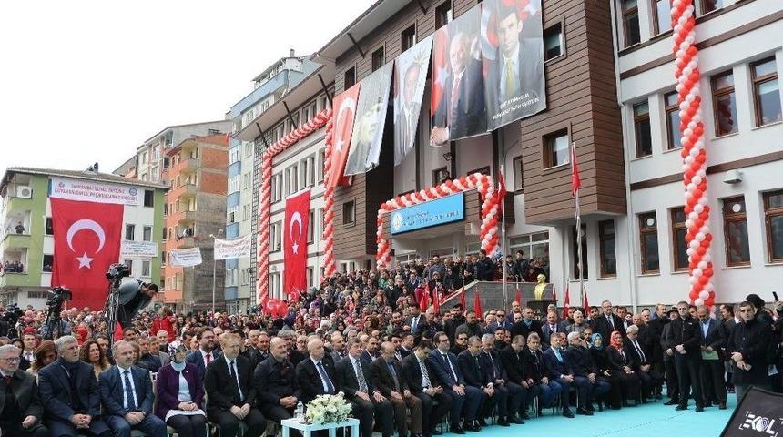 Bakan Soylu Şehit Kaymakam Muhammet Fatih Safit&uuml;rk İlk&ouml;ğretim Okulu&rsquo;nun A&ccedil;ılışını Ger&ccedil;ekleştirdi