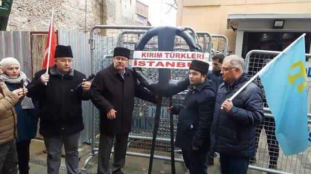 Kırım Tatar Türklerinden Rusya’ya Protesto