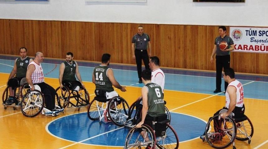 Tekerlekli Sandalye Basketbol S&uuml;per Ligi: K. Karab&uuml;kspor: 75 - Elig Av.engelli Yıldızlar: 68