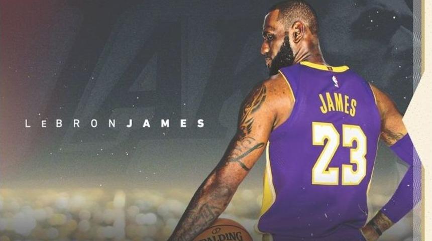 Lebron James Resmen Los Angeles Lakers’ta