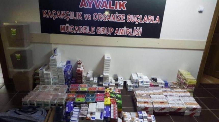 Balıkesir&rsquo;de Ka&ccedil;ak Sigara Operasyonu