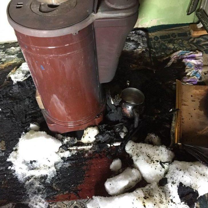 Çaldıran’da Ev Yangını G5