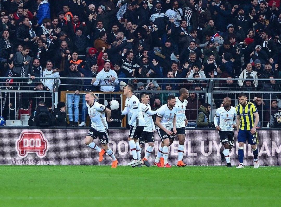Spor Toto S&uuml;per Lig: Beşiktaş: 3 - Fenerbah&ccedil;e: 1 (ma&ccedil; Sonucu)