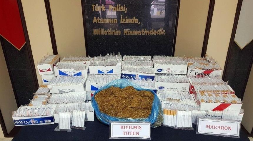 Karab&uuml;k&rsquo;te Ka&ccedil;ak Sigara Operasyonu