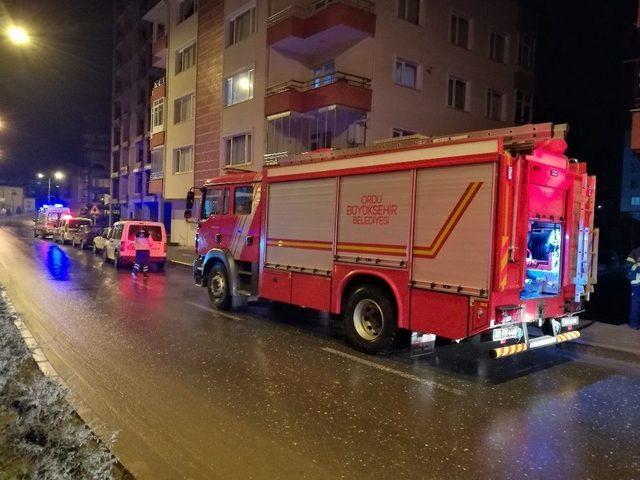 Ordu’da Daire Yangını