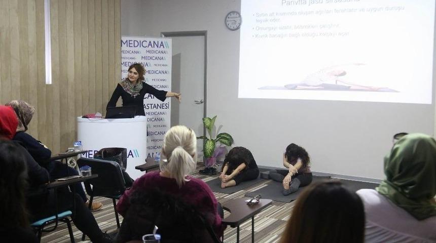 Medicana Sivas Hastanesi&rsquo;nden Gebelikte Yoga Semineri