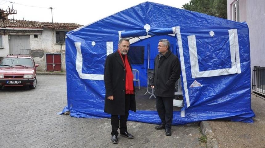 Buldan Belediyesi İl&ccedil;ede Taziye &Ccedil;adırı Uygulaması Başlattı