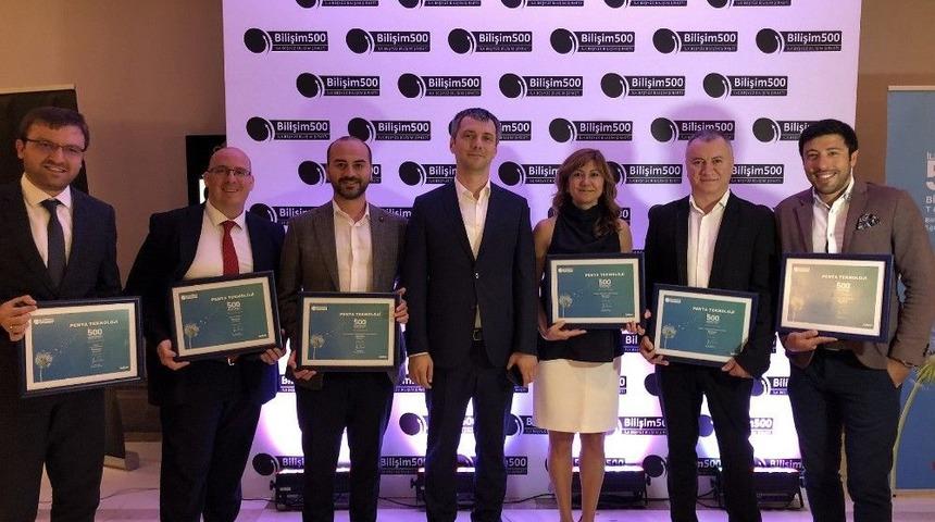Penta Teknoloji, Bilişim 500&rsquo;de En &Ccedil;ok &Ouml;d&uuml;l Kazanan Şirket Oldu