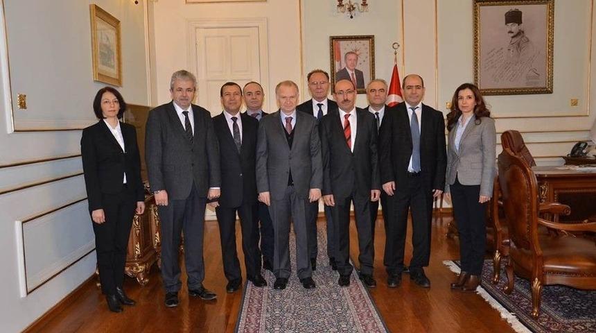 Vali Ceylan Tekirdağ Vergi Dairesi Başkanlığı İle Bir Araya Geldi