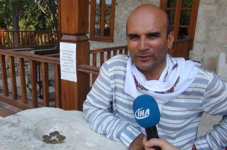 600 Yıllık ’sadaka Taşı’ Hayvanlara Umut Oldu G3