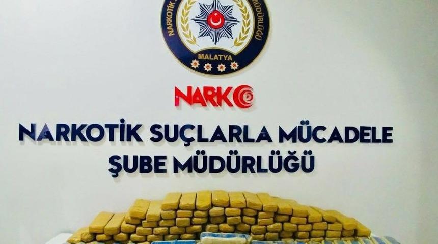 Malatya&rsquo;da 58 Kilo Eroin Ele Ge&ccedil;irildi