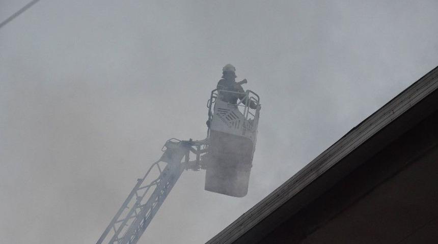 Ordu&rsquo;da Bina Yangını