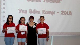 Yaz Bilim Kampı - 2018 Tübitak Projesi I. Dönem Sertifika Töreni Gerçekleşti