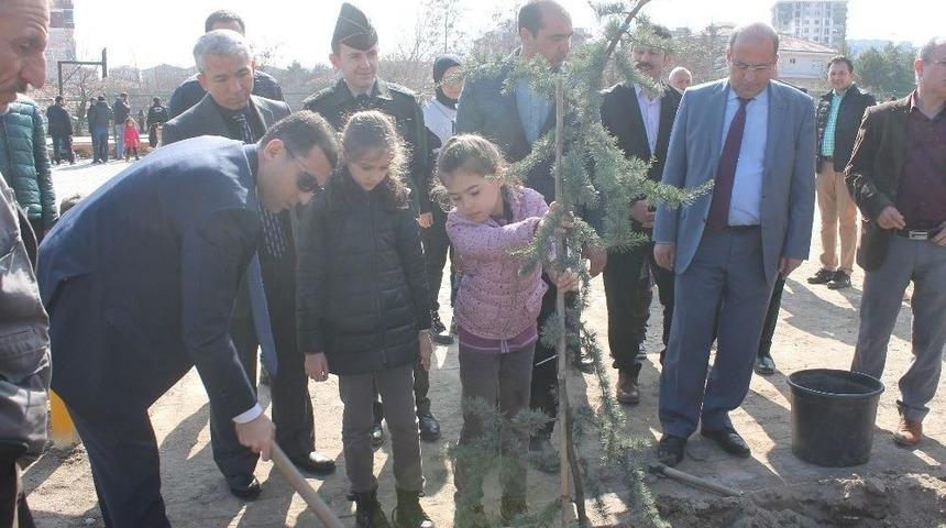 Kaymakamı Girgin, Anaokulu &Ouml;ğrencileri İle Ağa&ccedil; Dikimi Kampanyasına Katıldı