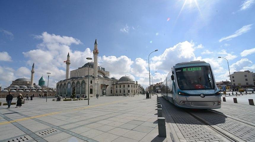 Konya B&uuml;y&uuml;kşehir Belediyesi Bir Yılda 84 Milyon 656 Yolcu Taşıdı