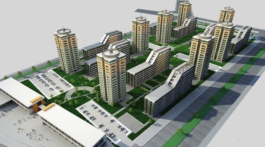 G&uuml;neş Mahallesinde 690 Konutluk Kentsel D&ouml;n&uuml;ş&uuml;m