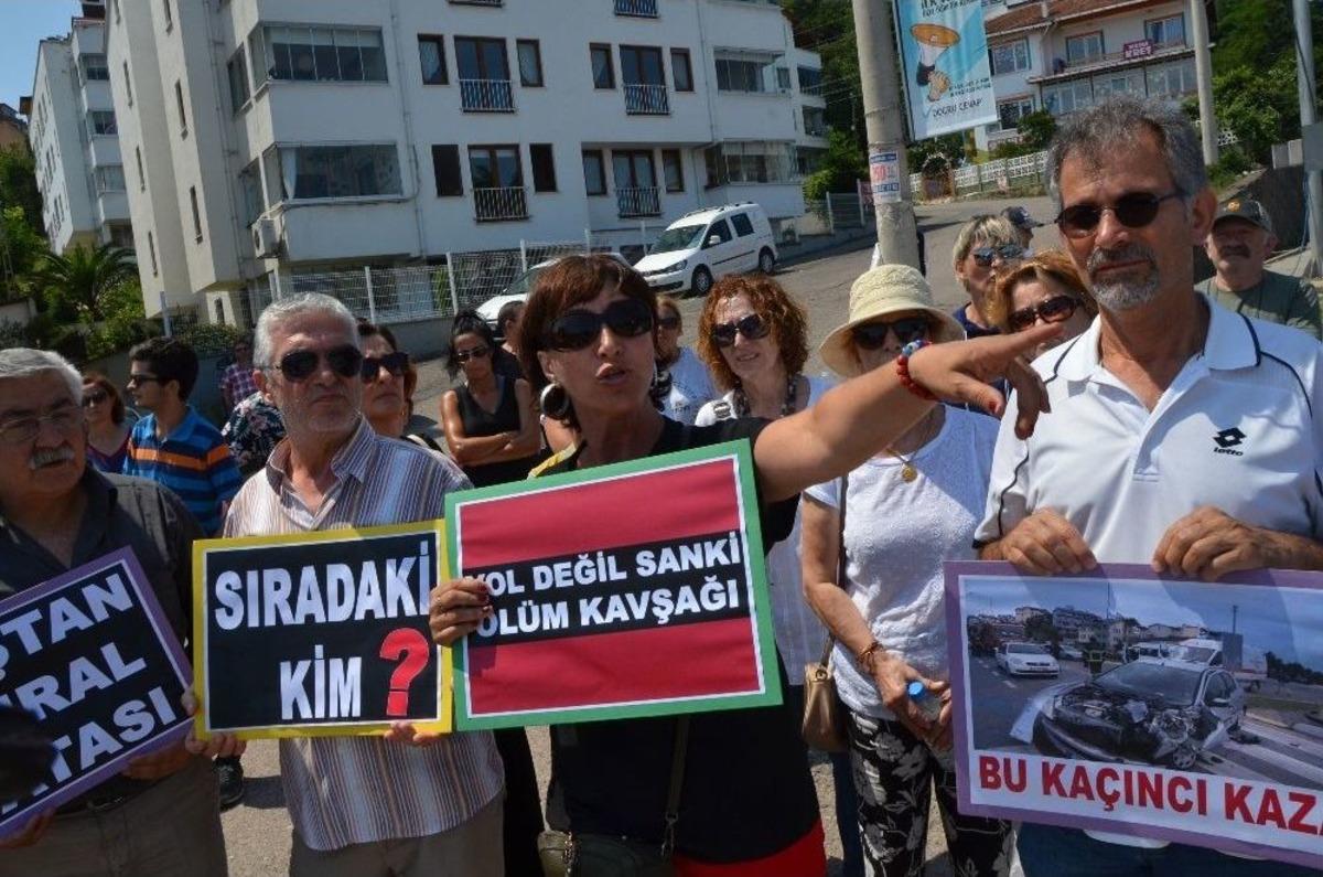 Fatsa&rsquo;daki Dolunay Kavşağında Eylem