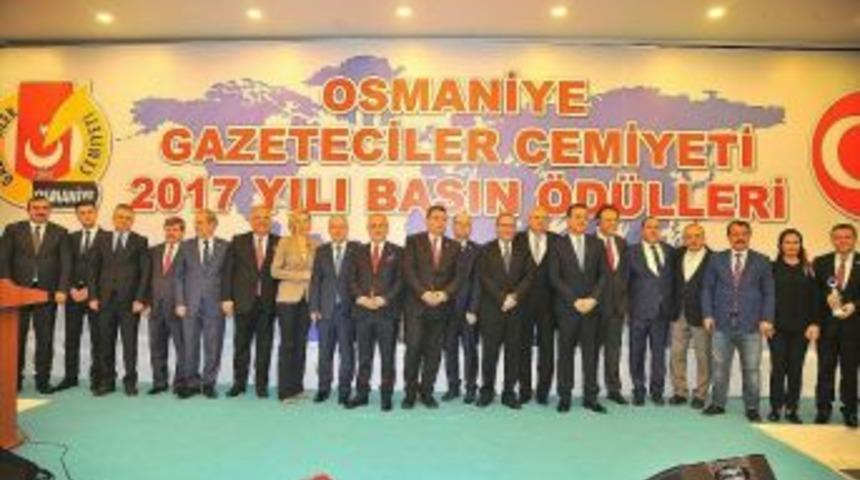 Osmaniye Gazeteciler Cemiyeti Basın &Ouml;d&uuml;lleri Sahiplerini Buldu