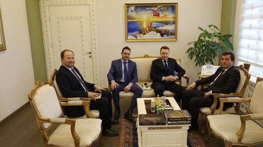 Avustralya&rsquo;nın Ankara B&uuml;y&uuml;kel&ccedil;isi Brown&rsquo;dan Vali Tavlı&rsquo;ya Ziyaret